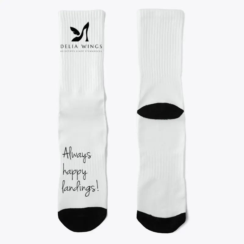 Always happy landings Socken